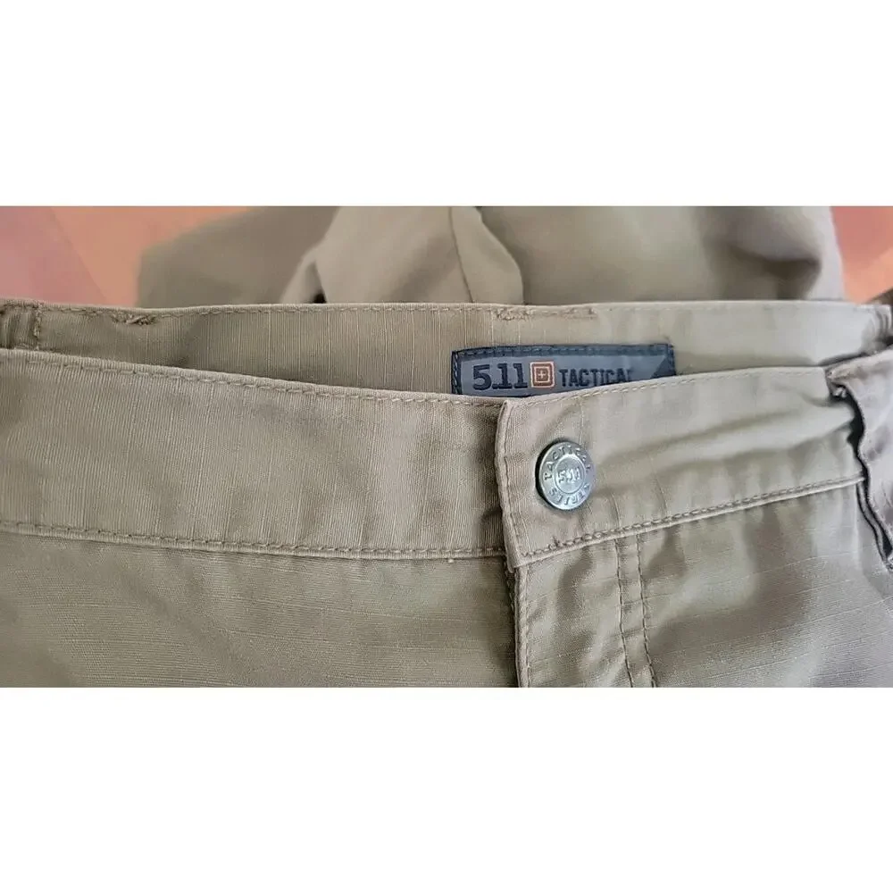 511 Tactical Cargo Pants Mens 36x34 Ripstop Khaki Pant Pockets Outdoor Utility